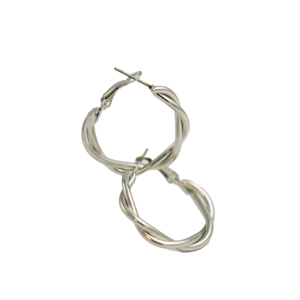 ORECCHINI CIRCLE ARGENTO